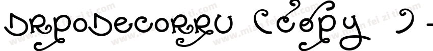 DrPoDecorRu (COPY 1)字体转换